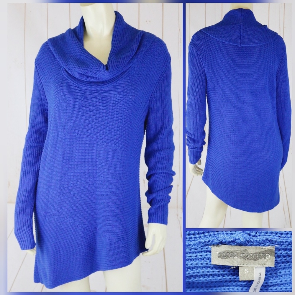 Vince Camuto Sweater S Cotton Acrylic Cowl